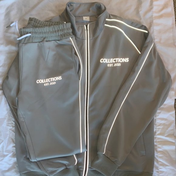 Grey Glow Up Tracksuit - Picture 1 of 9
